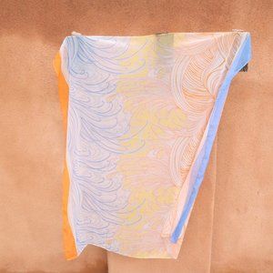 Large Sheer Silk Scarf